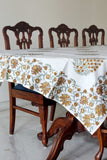 Autumn Sprig Cotton Handblock Table Cover
