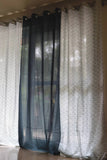 Cotton Handblock Curtain Fir Brocade