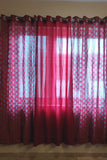 Cotton Handblock Curtain Lambodar