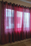 Cotton Handblock Curtain Lambodar