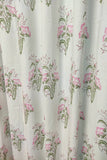 Cotton Handblock Curtain Pastel Corsage