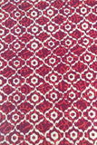 Cotton Handblock Table Cover Red Mosaic