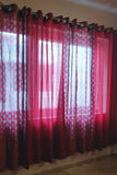 Cotton Plain Curtain Crimson Tide