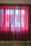 Cotton Plain Curtain Crimson Tide
