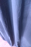 Cotton Plain Curtain Navy Blue