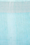 Cyano Loom Woven Linen Saree