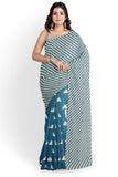 Forms And Shape Mulmul Saree