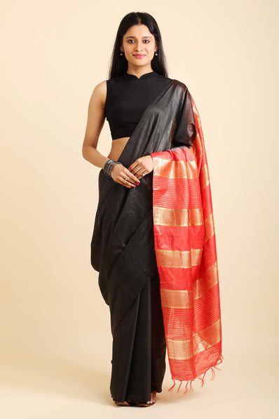 Best contrasts cotton silk sarees for her in best colors good
