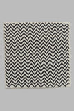 Wave form cotton cushion cover with handblock