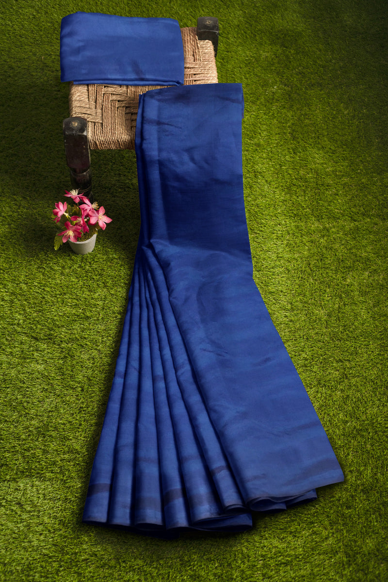 Royal Blue Heavy Silk Saree with Plain Blouse and Jaal work - Monastoor-  Indian ethnical dress collections with more than 1500+ fashionable indian  traditional dresses and ethnical jewelleries.